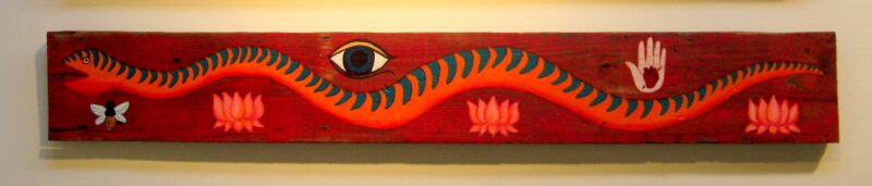 Big Orange Snake Heart in Hand 2011